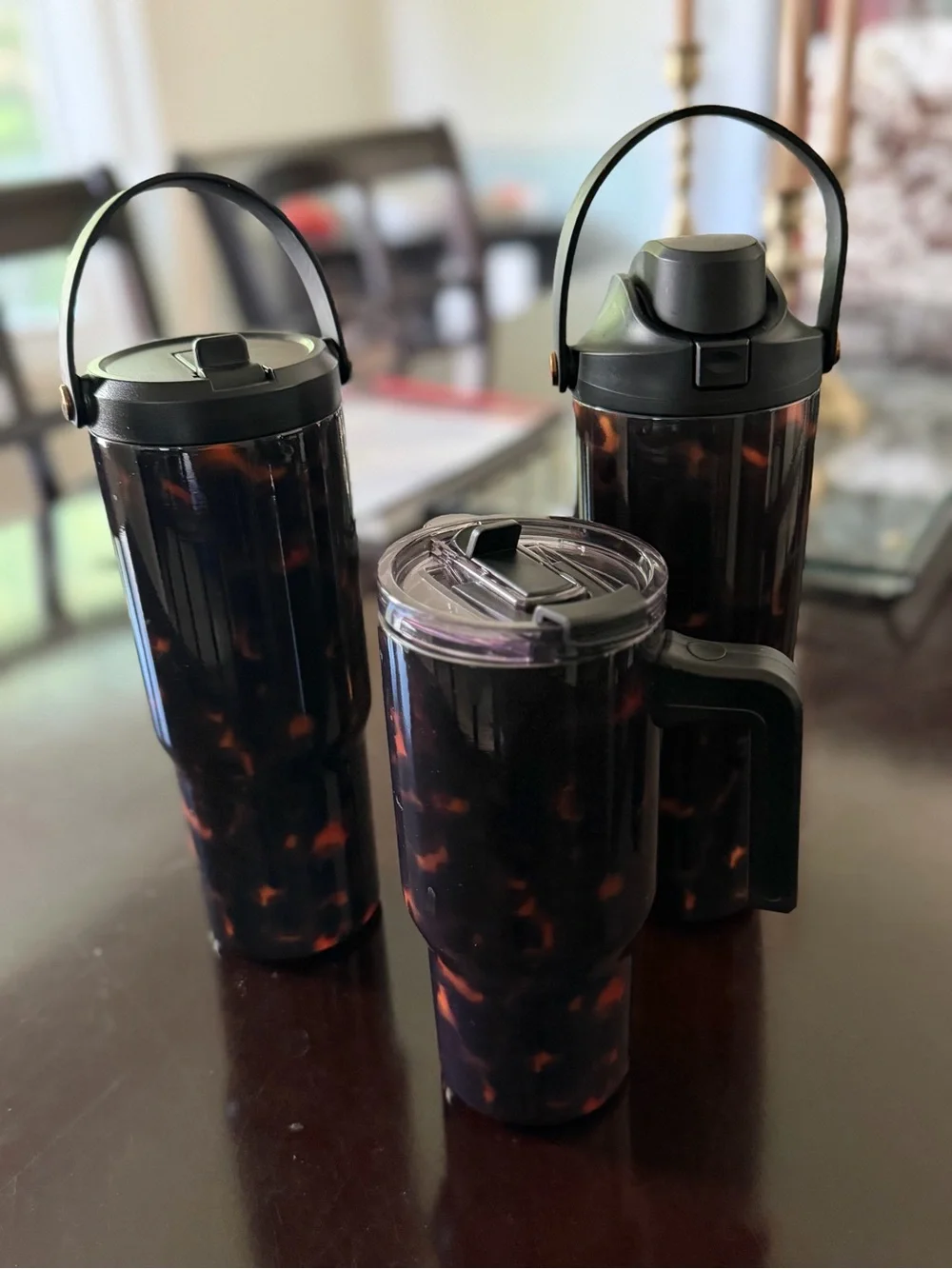 HydroPeak Tortoise Print Water Bottles & Tumbler Set of 3
